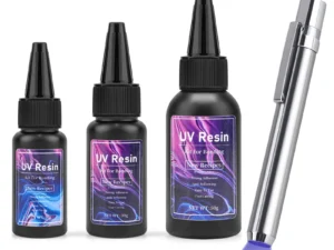 20g/30g/50g UV Epoxy Resin Glue DIY Jewelry Making High Transparency Fast Drying High Hardness Glue UV Lamp DIY Craft Decor
