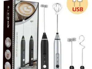 Portable Electric Milk Frothers Handheld Blender USB Mini Coffee Maker Whisk Mixer Cappuccino Cream Egg Beater Food Blender