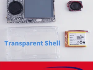 OpenSourceSDRLab Portapack H4M Spectrum Analyzer and Transparent Shell with speaker and 2500 mAh Lithium Battery