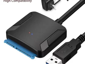 SATA to USB 3.0 Cable SATA III Hard Drive Adapter Converter for 2.5" 3.5" SSD HDD Hard Drive Disk with 12V/2A Power Adapterer