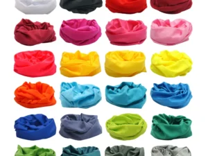 Dyeing Color Neck Gaiter Men Women Plain Bandana Multifunctional Headscarf Windproof Face Shields Seamless Tube Snood Warmer