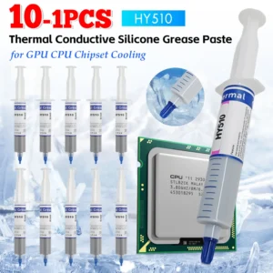 1-10PCS HY510 Thermal Conductive Compound Silicone Grease Thermal Paste for GPU CPU Chipset Cooling Grey Cooler