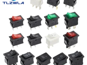 10PCS Switch ON-OFF KCD1 15*21mm 2Pin Ship Type Switch 6A 250V 10A 125V 15X21 Rocker Switch Power Switch