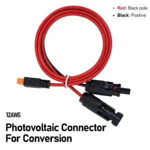 10AWG 12AWG XT60 Anti Spark Solar Cable PV Connector Wire for LiPo Battery Solar Power System - Durable PV Connector