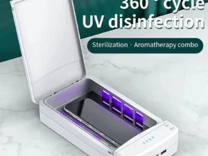 Portable USB Nail Tool Sterilizer with Blue Light – Ideal for Manicure, Tweezers, Scissors, Jewelry, Phones, Watches & Keys