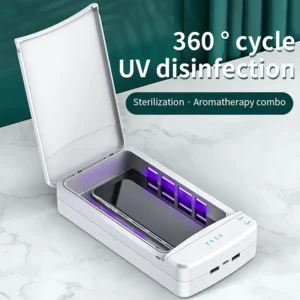 Portable USB Nail Tool Sterilizer with Blue Light – Ideal for Manicure, Tweezers, Scissors, Jewelry, Phones, Watches & Keys