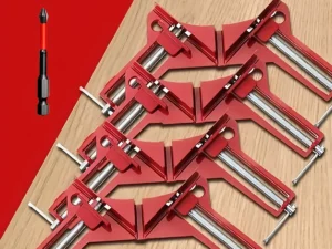 Right Angle Clamp, 90 Degrees Corner Clamp, Picture Frame Holder, Glass Holder, DIY Woodworking Hand Tools
