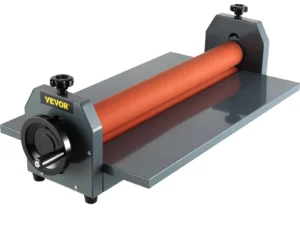 VEVOR 25.6"x1" Manual Cold Roll Laminator Machine Sheets Document Plasticizer Fits Poster Painting Photo Book Cover A3 A4 Paper