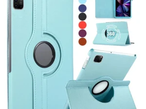 360 Rotation For iPad Case Air Pro 2024 MINI 3 4 5 6 7 8 9 10 Generation 10.9 10.2 11 12.9 13 inch Leather Stand Tablet Cover