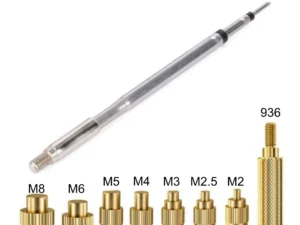 C245 Soldering Tips Adaptor For Hot Melt Brass Nut M2-M8 Embedded Kit Fit For JCB T45-A/PA/B/C GVM245 HS02A T80P
