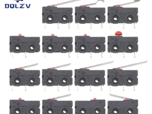 5A 125V250V KW12 Travel Limit Switch KW11-3Z-2 With Handle 16mm Contact Button Micro switch KW12-N 2Pin/3Pin KW12-A NO/NC