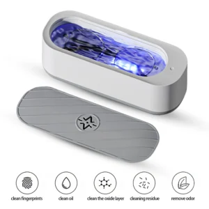 Ultrasonic Cleaning Machine USB Rechargeable Mode or Battery Mode High Frequency Vibration Wash Cleaner Jewelry Glasses Cleaner
