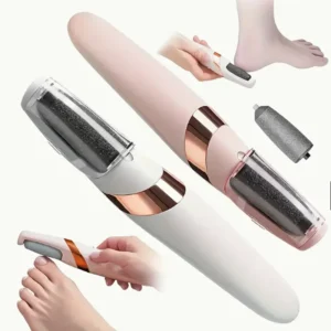 2-in-1 Upgraded version Electric foot grinder, home automatic foot grinder for removing dead skin, removing calluses