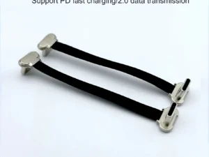 1X TYPEC FPC Flexible Ribbon Cable Male To Male Bidirectional Flexible Ribbon  Carplay Box 75/150/300mmPD Fast Charging 2.0 Data
