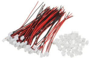 20 SETS Mini Micro JST 2.0 PH 2-Pin Connector plug with Wires Cables 100MM