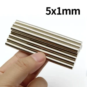 5x1mm Super Strong Neodymium Magnet N35 NdfeB Permanent Magnetic imanes Round Powerful Magnets Refrigerator