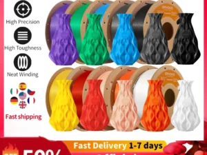 ERYONE 1/5/10KG Standard PLA Premium Filament 1.75mm 3D Print, Multicolor Available,big sale 1kg pla filament,1kg/spool