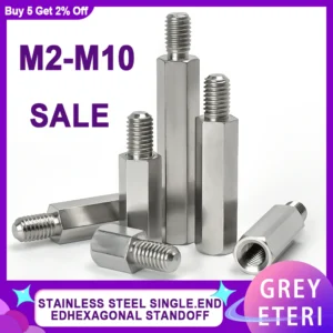 304 Stainless Steel Standoff PCB Support Male Female Hex Board Spacing Screw Column Pillars Spacers Bolt M2 M2.5 M3 M4M5M6M8M10