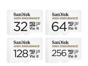 Original SanDisk High Endurance Micro SD Card MicroSDHC 32GB V30 C10 MicroSDXC 64GB 128GB 256GB Memory Card For Dash Camera