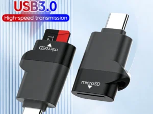 Type-C 3.0 Mini TF Card Reader External Storage Memory Card Adapter For iPhone 17 16 Laptop MacBook USB C 3.0 2.0 TF Cardreader