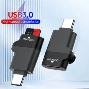 Type-C 3.0 Mini TF Card Reader External Storage Memory Card Adapter For iPhone 17 16 Laptop MacBook USB C 3.0 2.0 TF Cardreader