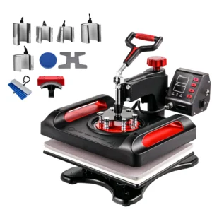 SucceBuy 12x15In Heat Press Machinine Multifunctional Clamshell Printer Digital Heat Press Transfer Machine Sublimation Machine
