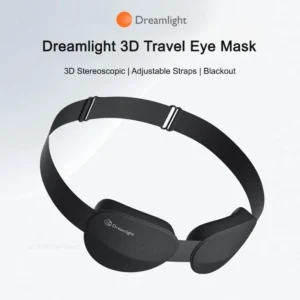 Dreamlight 3D Travel Eye Mask Sleep Blackout 3D Stereoscopic Aid Portable Adjustable Concave Molded Sleeping Eye Mask