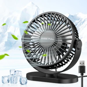 USB Fan 선풍기 Portable Desktop Wall Mounted Mini Electric Fan Mute 3 Speed Adjustment Air Circulator For Home Desk Office