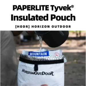 Outdoor Tyvek® Insulated Food Pouch Ultralight Freeze-Dried Meal Cozy Warmer Bag | Waterproof Tear-Resistant Hiking Camping Gear