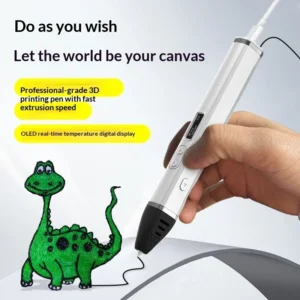 3D Printing Pen With Oled Display temperature Control And Fast Extrusion With PLA Filament For Doodling Making Holiday Presents
