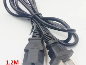 US USA to IEC 320 C13 2-Prong AC Power Cord Cable American Japan Mexico C13 Extension Cable For Desktop Laptop PC Monitor 1.2M