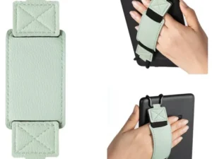 Universal E-Reader Security Hand Strap Holder For 6-7" iPhone Finger Grip PU Leather Elastics Belt for Kindle Kobo Tablets
