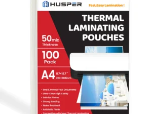 100 Pack A4 Thermal Laminating Sheets 50 Mic Clear round Corner Pouches 8.7x12.7 Inch Compatible with All Thermal Laminators