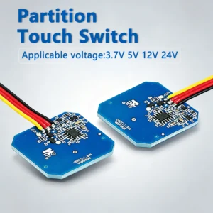 5V-24V 3A penetrating wood board touch/hand scan sensor switch accessories, for wood/glass/acrylic cabinets/closet touch switch