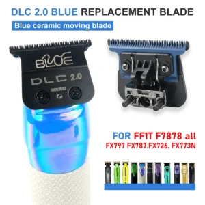 For 707Z Replacement Professional Barber Trimmers DLC Blade Carbon Steel Knife Head Barbershop