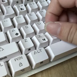 [Russian Language] Tear-Off Film Keyboard Sticker Desktop Laptop Key Sticker Single Film Universal Side Engraving Sticker