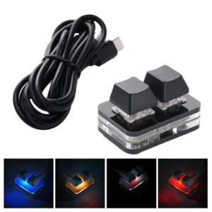 MacroUSB Custom Mechanical Keyboard 2 Keys Gaming Keyboard Sayo Device Shortcut Programmable Keypad Keys Macro