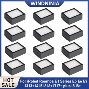 For IRobot Roomba E I Series E5 E6 E7 I3 I3+ I4 I5 I6 I6+ I7 I7+ I8 I8+ Robot Vacuum Cleaner Dust Filtration Hepa Filter Parts