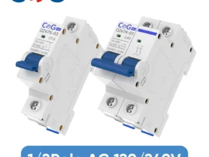 CG DZ47N 1P/2P 6A 10A 16A 20A 25A 32A 40A 50A 63A Circuit Breaker 120/240V MCB Din Rail Mount AC Disconnect Switch