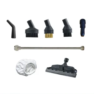 Steam Engine Brush For 8mm Steam Cleaner Nozzles Big Nylon Clean Brushes Replacement Steam Mop Head Threaded Glass Scrape Wiper