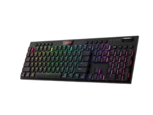 Redragon K618 Horus Wireless RGB Mechanical Keyboard, Bluetooth/2.4Ghz/Wired Tri-Mode Low Profile Gaming Keyboards