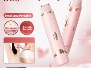 Electric Shaver Mini Women Bikini Trimmer Waterproof Rechargeable Body Hair Shaver Mini Double Headed Electric Epilator