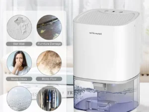1000ML Portable Air Dehumidifier For Home Mute Moisture Absorbers Machine Air Dryer For Bedroom Office Kitchen Deodorizer Dryer