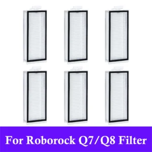 Washable HEPA Filter for Roborock Q7, Q7+, Q7 Max, Q7 Max+, Q8 Max, Q8 Max+, Q5 Pro and Q5 Pro+ Vacuum Cleaners Replacement