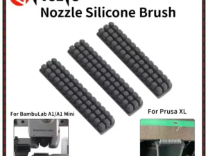 Nozzle Brush for Bambu Lab A1/A1 Mini For Prusa XL Wiper Silicone Brush Hotbed Mounted Cleaning Tool for Bambulab 3D Printe