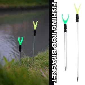 50/80cm Fishing Bankstick Adjustable Extending Rod Rest Telescopic Fishing Stand Holders Fishing Rod Bracket Fishing Accessories