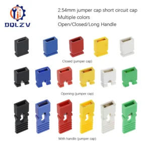 Jumper Cap 2.54mm Pitch Pin Header Connector Long Type Jumper Plug Cover DIY Repair Parts Diygba
