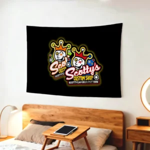 fashion cool black funny s-ScottyS C-Camerons flag Room Dorm Camp Party Bar wall hogar home Decor Banner Wall Hanging Gift