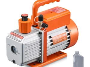 SucceBuy Vacuum Pump & Oil Bottle 3.5CFM/4CFM/5CFM 1-Stage or 6CFM 9CFM 2-Stage, R134a R22 R410a Systems Conditioner Maintenance