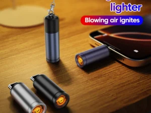 Type-C Mobile Cigarette Lighter Air Blowing Cigarette Lighter Outdoor Safety Portable Mini Cigarette Lighting Artifact